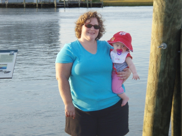 Kim and Amber on the Waterfront