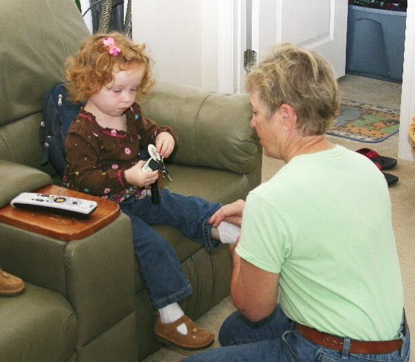 Putting on Shoes and Socks