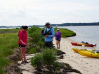 20160709 112349 Our guide Shannon shows us broken terrapin eggs