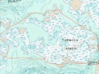 GPS - Topo Map 2016-07-09 Kayaking at Tobacco Island