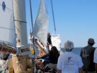 20160906 140430 Working on raising the sails