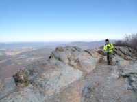 20161228 125422 Carol on top of Little Stonyman