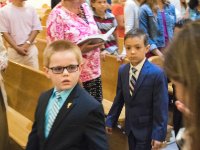 20170430 100052 Jacob enters the church for his first communion