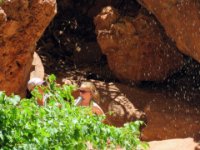 20170616 153252 Victoria and Amber sitting by the waterfalls