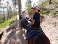20170618 112105 Amber and Victoria head down into the canyon